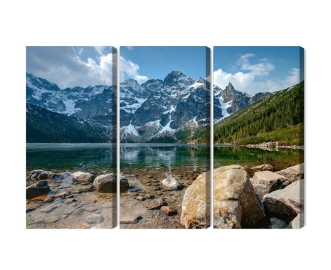 Obraz Wieloczęściowy Morskie Oko W Tatrach 3D Obraz Wieloczęściowy Morskie Oko W Tatrach 3D
