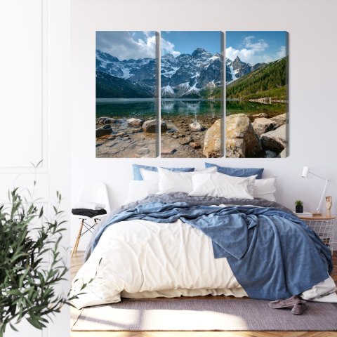 Obraz Wieloczęściowy Morskie Oko W Tatrach 3D Obraz Wieloczęściowy Morskie Oko W Tatrach 3D