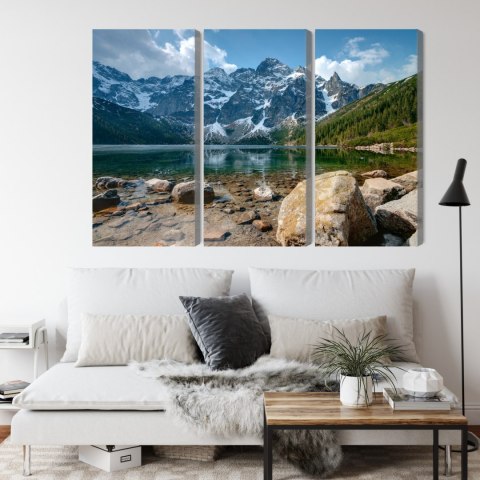 Obraz Wieloczęściowy Morskie Oko W Tatrach 3D Obraz Wieloczęściowy Morskie Oko W Tatrach 3D