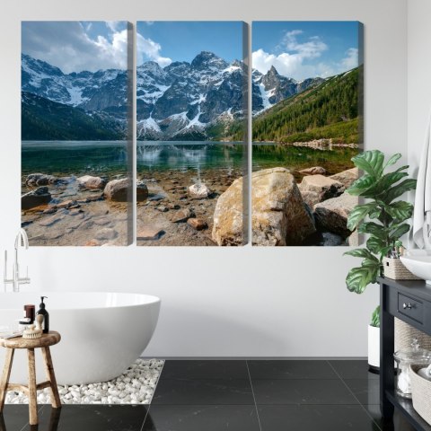 Obraz Wieloczęściowy Morskie Oko W Tatrach 3D Obraz Wieloczęściowy Morskie Oko W Tatrach 3D