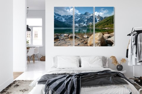 Obraz Wieloczęściowy Morskie Oko W Tatrach 3D Obraz Wieloczęściowy Morskie Oko W Tatrach 3D
