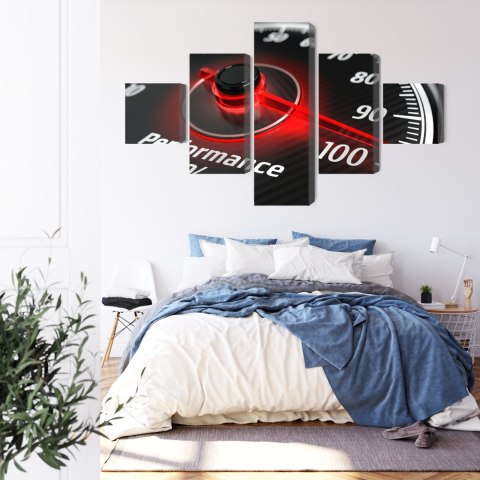 Obraz Wieloczęściowy Nowoczesny Licznik 3D Obraz Wieloczęściowy Nowoczesny Licznik 3D