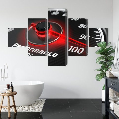 Obraz Wieloczęściowy Nowoczesny Licznik 3D Obraz Wieloczęściowy Nowoczesny Licznik 3D