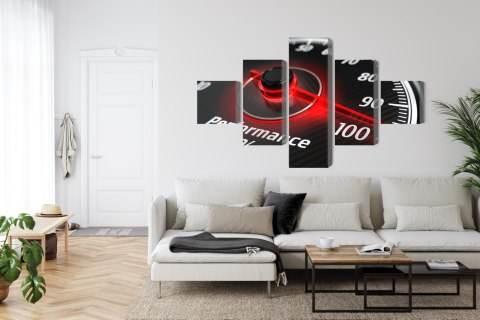 Obraz Wieloczęściowy Nowoczesny Licznik 3D Obraz Wieloczęściowy Nowoczesny Licznik 3D