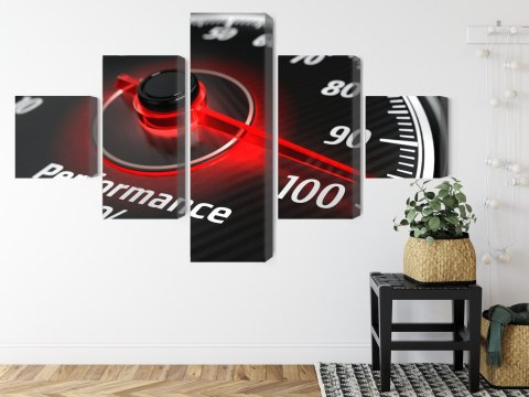 Obraz Wieloczęściowy Nowoczesny Licznik 3D Obraz Wieloczęściowy Nowoczesny Licznik 3D