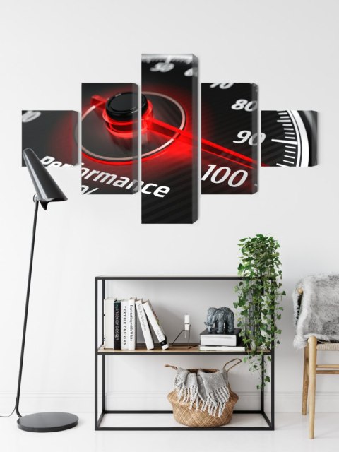Obraz Wieloczęściowy Nowoczesny Licznik 3D Obraz Wieloczęściowy Nowoczesny Licznik 3D