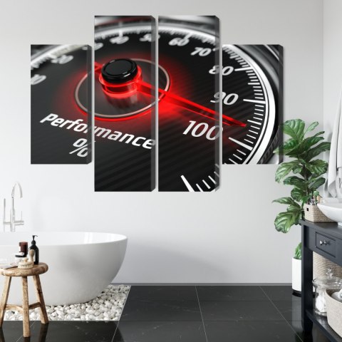 Obraz Wieloczęściowy Nowoczesny Licznik 3D Obraz Wieloczęściowy Nowoczesny Licznik 3D