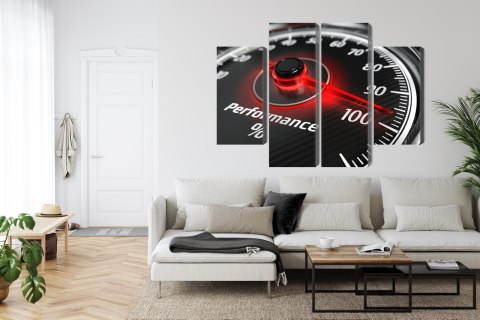 Obraz Wieloczęściowy Nowoczesny Licznik 3D Obraz Wieloczęściowy Nowoczesny Licznik 3D