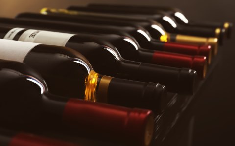 Obraz Wieloczęściowy Pyszne Butelki Wina Obraz Wieloczęściowy Pyszne Butelki Wina