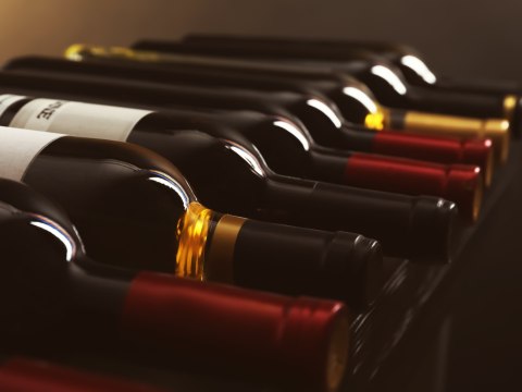 Obraz Wieloczęściowy Pyszne Butelki Wina Obraz Wieloczęściowy Pyszne Butelki Wina