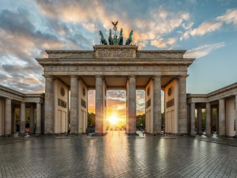 Obraz Wieloczęściowy Brama Brandenburska W Berlinie Obraz Wieloczęściowy Brama Brandenburska W Berlinie