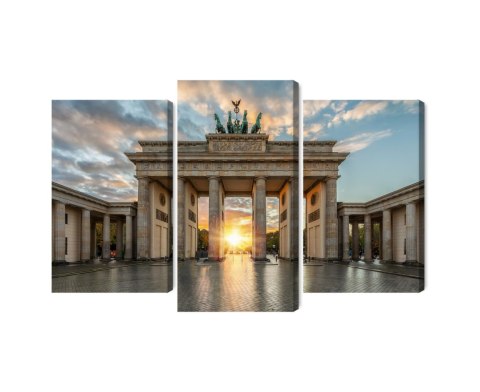 Obraz Wieloczęściowy Brama Brandenburska W Berlinie Obraz Wieloczęściowy Brama Brandenburska W Berlinie