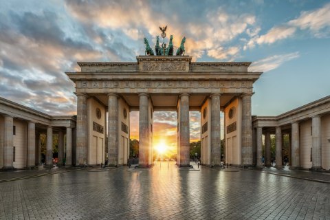 Obraz Wieloczęściowy Brama Brandenburska W Berlinie Obraz Wieloczęściowy Brama Brandenburska W Berlinie