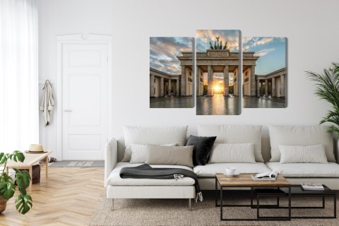 Obraz Wieloczęściowy Brama Brandenburska W Berlinie Obraz Wieloczęściowy Brama Brandenburska W Berlinie