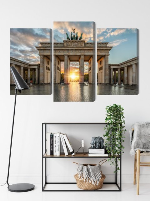 Obraz Wieloczęściowy Brama Brandenburska W Berlinie Obraz Wieloczęściowy Brama Brandenburska W Berlinie