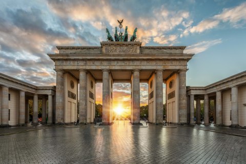 Obraz Wieloczęściowy Brama Brandenburska W Berlinie Obraz Wieloczęściowy Brama Brandenburska W Berlinie