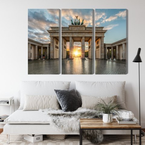 Obraz Wieloczęściowy Brama Brandenburska W Berlinie Obraz Wieloczęściowy Brama Brandenburska W Berlinie