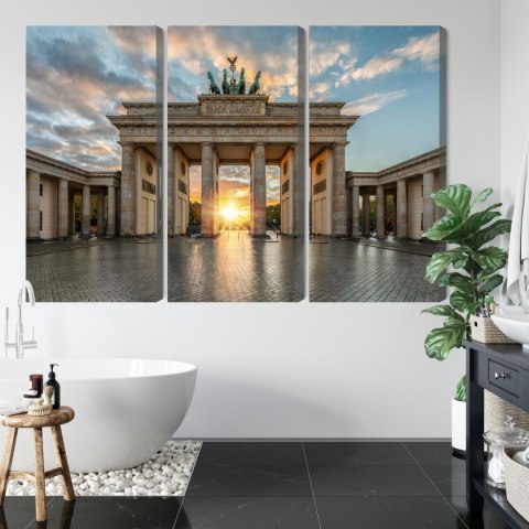 Obraz Wieloczęściowy Brama Brandenburska W Berlinie Obraz Wieloczęściowy Brama Brandenburska W Berlinie