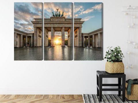 Obraz Wieloczęściowy Brama Brandenburska W Berlinie Obraz Wieloczęściowy Brama Brandenburska W Berlinie