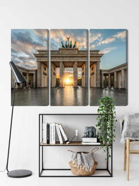 Obraz Wieloczęściowy Brama Brandenburska W Berlinie Obraz Wieloczęściowy Brama Brandenburska W Berlinie