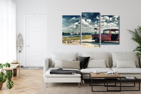 Obraz Wieloczęściowy Panoramiczny Widok Na Hawanę I Malecon Obraz Wieloczęściowy Panoramiczny Widok Na Hawanę I Malecon
