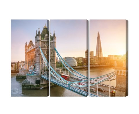 Obraz Wieloczęściowy Tower Bridge O Wschodzie Słońca Obraz Wieloczęściowy Tower Bridge O Wschodzie Słońca