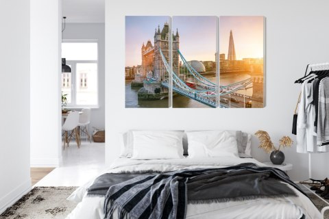 Obraz Wieloczęściowy Tower Bridge O Wschodzie Słońca Obraz Wieloczęściowy Tower Bridge O Wschodzie Słońca