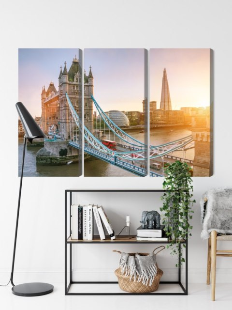 Obraz Wieloczęściowy Tower Bridge O Wschodzie Słońca Obraz Wieloczęściowy Tower Bridge O Wschodzie Słońca