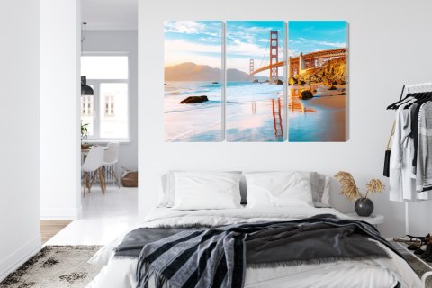 Obraz Wieloczęściowy Most Golden Gate W San Francisco Obraz Wieloczęściowy Most Golden Gate W San Francisco