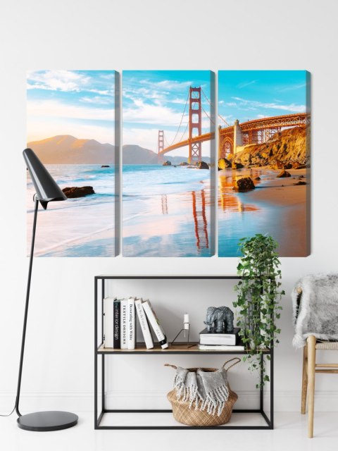 Obraz Wieloczęściowy Most Golden Gate W San Francisco Obraz Wieloczęściowy Most Golden Gate W San Francisco