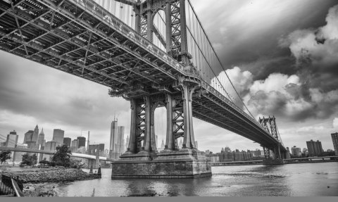 Obraz Wieloczęściowy Most Manhattan W Nowym Jorku Obraz Wieloczęściowy Most Manhattan W Nowym Jorku