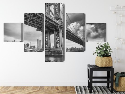 Obraz Wieloczęściowy Most Manhattan W Nowym Jorku Obraz Wieloczęściowy Most Manhattan W Nowym Jorku