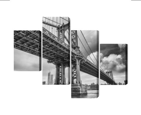Obraz Wieloczęściowy Most Manhattan W Nowym Jorku Obraz Wieloczęściowy Most Manhattan W Nowym Jorku