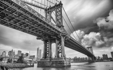 Obraz Wieloczęściowy Most Manhattan W Nowym Jorku Obraz Wieloczęściowy Most Manhattan W Nowym Jorku