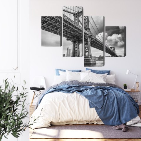 Obraz Wieloczęściowy Most Manhattan W Nowym Jorku Obraz Wieloczęściowy Most Manhattan W Nowym Jorku