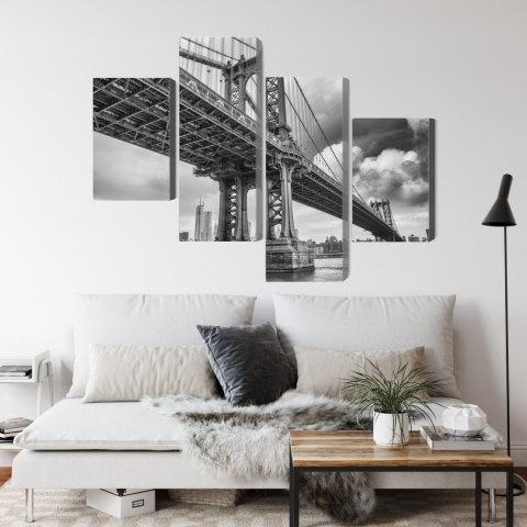 Obraz Wieloczęściowy Most Manhattan W Nowym Jorku Obraz Wieloczęściowy Most Manhattan W Nowym Jorku