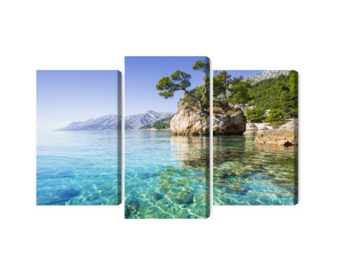 Obraz Wieloczęściowy Riwiera Makarska W Chorwacji Obraz Wieloczęściowy Riwiera Makarska W Chorwacji