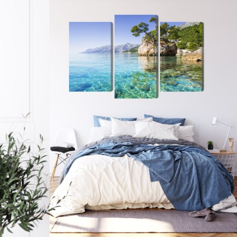 Obraz Wieloczęściowy Riwiera Makarska W Chorwacji Obraz Wieloczęściowy Riwiera Makarska W Chorwacji