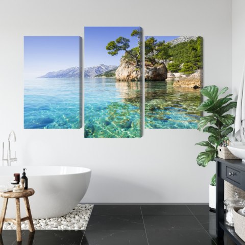Obraz Wieloczęściowy Riwiera Makarska W Chorwacji Obraz Wieloczęściowy Riwiera Makarska W Chorwacji