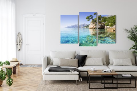 Obraz Wieloczęściowy Riwiera Makarska W Chorwacji Obraz Wieloczęściowy Riwiera Makarska W Chorwacji