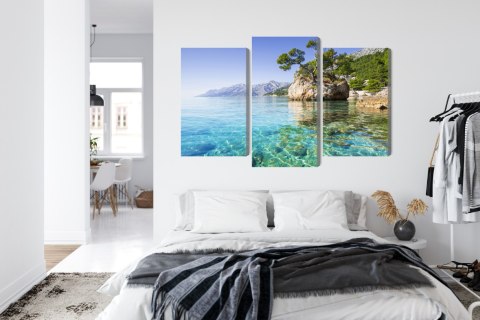 Obraz Wieloczęściowy Riwiera Makarska W Chorwacji Obraz Wieloczęściowy Riwiera Makarska W Chorwacji