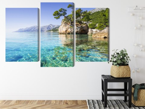 Obraz Wieloczęściowy Riwiera Makarska W Chorwacji Obraz Wieloczęściowy Riwiera Makarska W Chorwacji