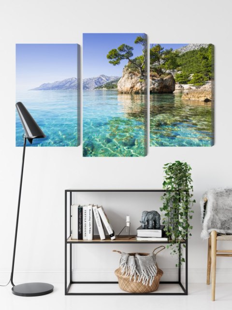 Obraz Wieloczęściowy Riwiera Makarska W Chorwacji Obraz Wieloczęściowy Riwiera Makarska W Chorwacji