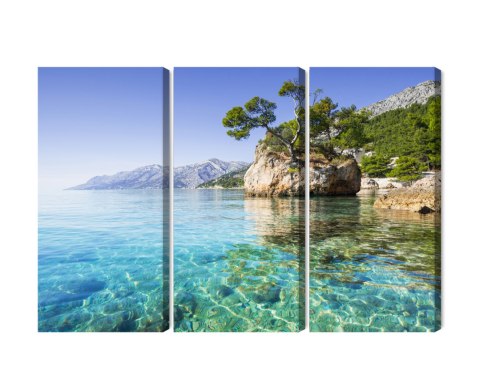 Obraz Wieloczęściowy Riwiera Makarska W Chorwacji Obraz Wieloczęściowy Riwiera Makarska W Chorwacji