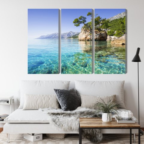 Obraz Wieloczęściowy Riwiera Makarska W Chorwacji Obraz Wieloczęściowy Riwiera Makarska W Chorwacji