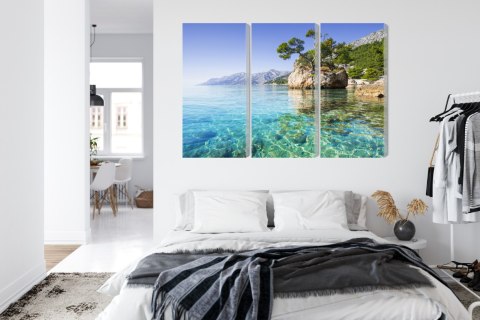 Obraz Wieloczęściowy Riwiera Makarska W Chorwacji Obraz Wieloczęściowy Riwiera Makarska W Chorwacji