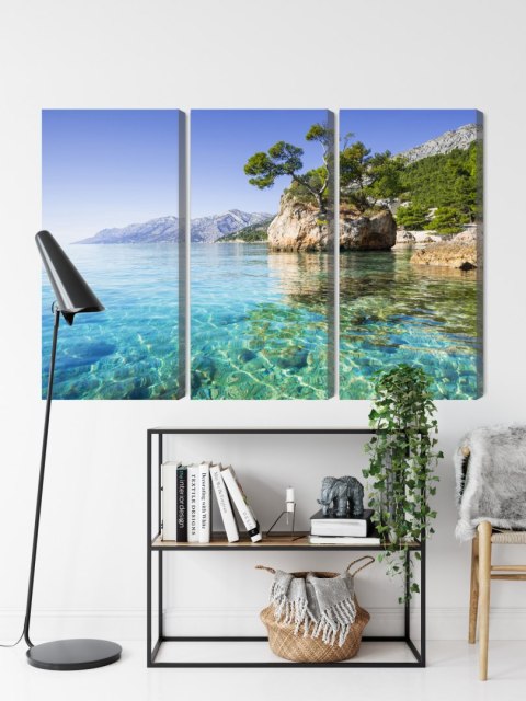 Obraz Wieloczęściowy Riwiera Makarska W Chorwacji Obraz Wieloczęściowy Riwiera Makarska W Chorwacji