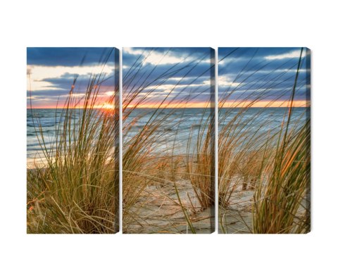 Obraz Wieloczęściowy Wschód Słońca Na Plaży Rugii Obraz Wieloczęściowy Wschód Słońca Na Plaży Rugii