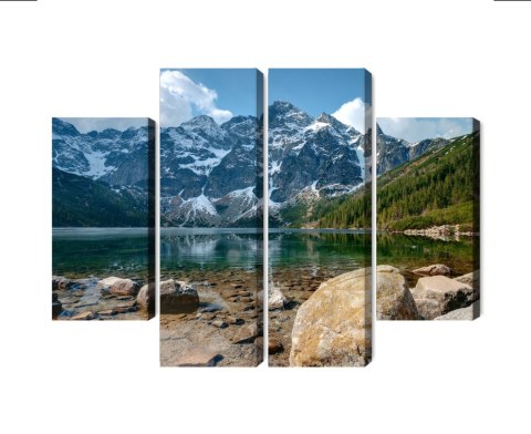 Obraz Wieloczęściowy Morskie Oko W Tatrach 3D Obraz Wieloczęściowy Morskie Oko W Tatrach 3D