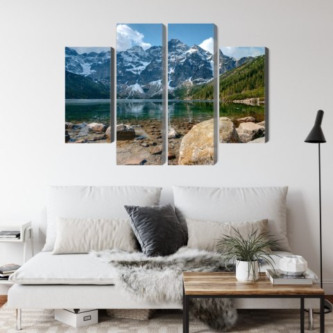 Obraz Wieloczęściowy Morskie Oko W Tatrach 3D Obraz Wieloczęściowy Morskie Oko W Tatrach 3D